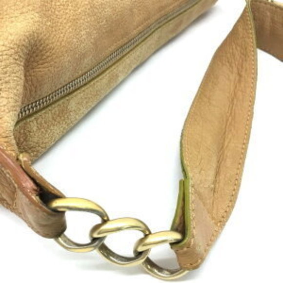 CHANEL Coco Mark One Shoulder Bag Lambskin Camel Color Brown - Picture 11 of 16